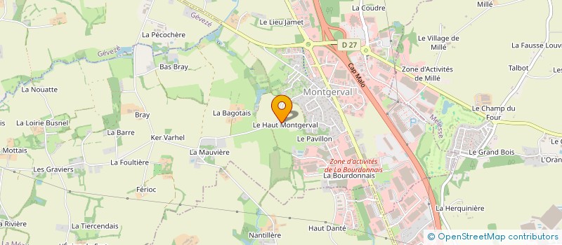 localisation de l'entreprise BF2L  LA MEZIERE