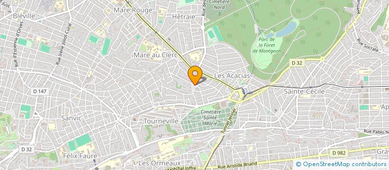 localisation de l'entreprise BF3M à LE HAVRE