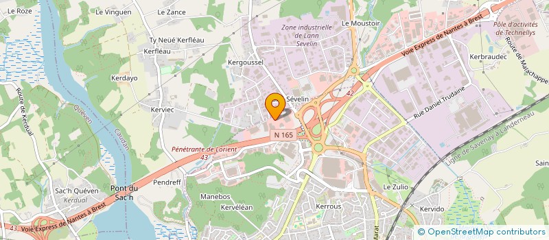 localisation de l'entreprise BFA 17  LANESTER