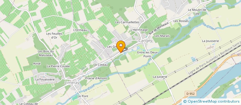 localisation de l'entreprise BFA PLOMBERIE CHAUFFAGE  CANGEY