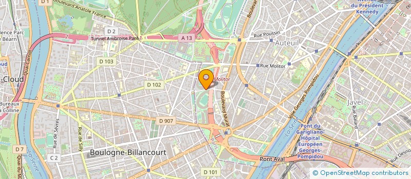 localisation de l'entreprise BFAN SPORTS à BOULOGNE-BILLANCOURT
