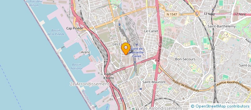 localisation de l'entreprise BFB à MARSEILLE