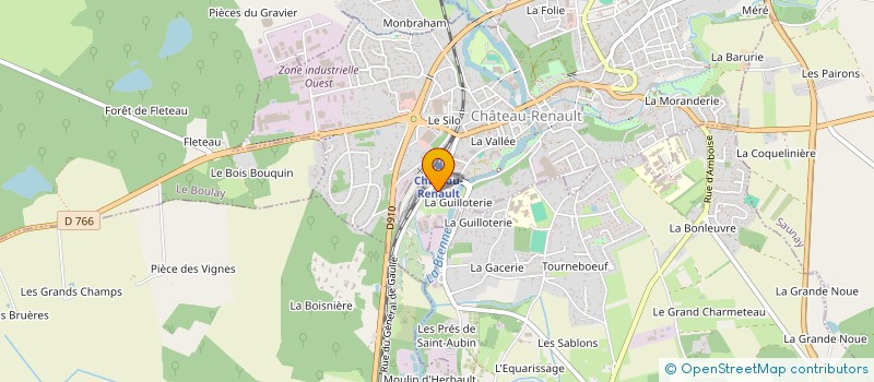 localisation de l'entreprise BFB  CHATEAU-RENAULT