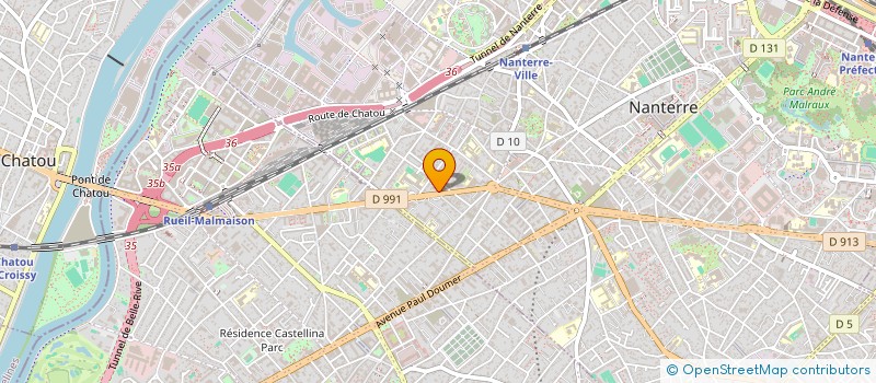 localisation de l'entreprise BFB  NANTERRE