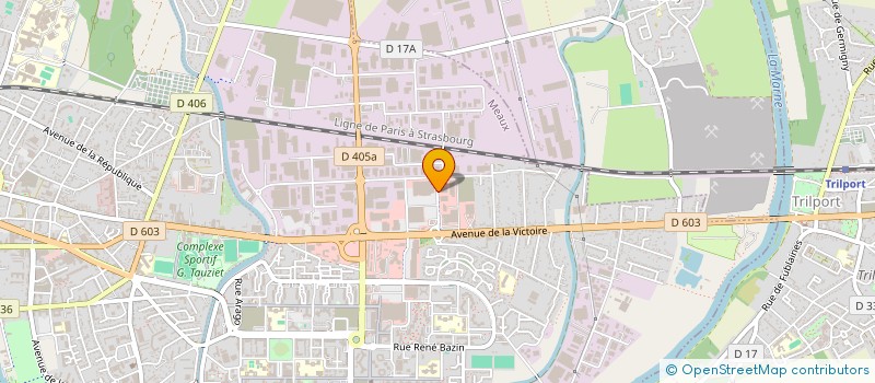 localisation de l'entreprise BFBC LOISIRS à MEAUX