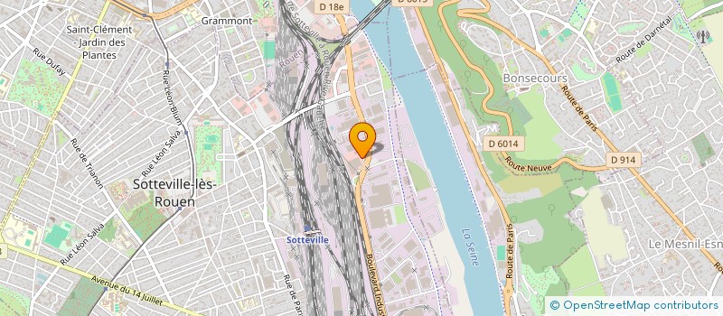 localisation de l'entreprise BFBS  SOTTEVILLE-LES-ROUEN