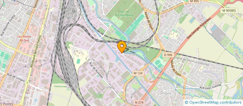 localisation de l'entreprise BFC 3D à LONGVIC