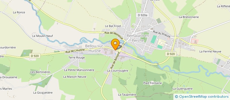 localisation de l'entreprise BFC à REMALARD-EN-PERCHE