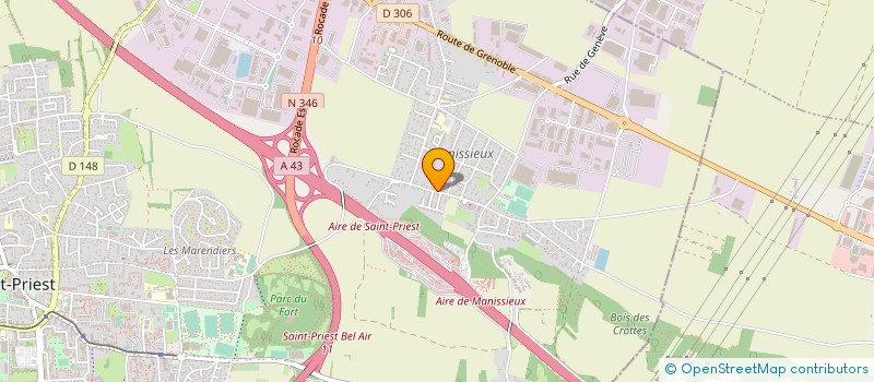 localisation de l'entreprise BFC  SAINT-PRIEST