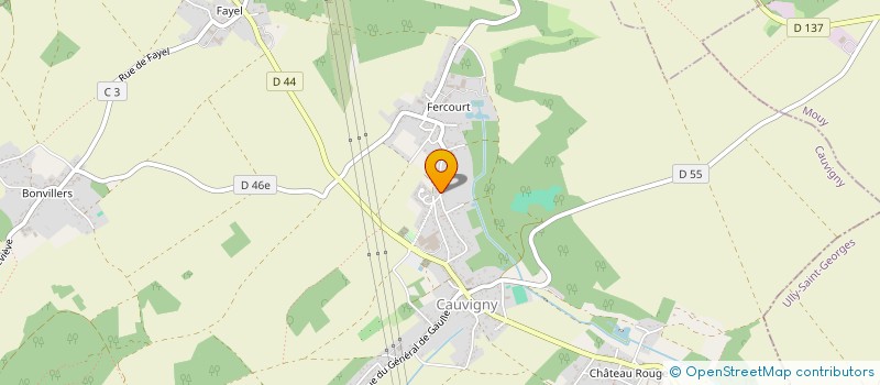 localisation de l'entreprise BFC  CAUVIGNY