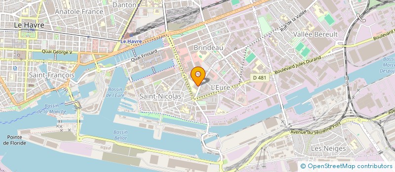 localisation de l'entreprise BFC à LE HAVRE