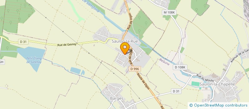 localisation de l'entreprise BFC ASCENSEUR à SAULON-LA-RUE