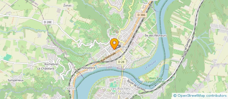 localisation de l'entreprise BFC CLIMATISATION à CONDRIEU