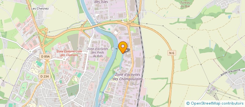 localisation de l'entreprise BFC CONSEILS 89 à AUXERRE