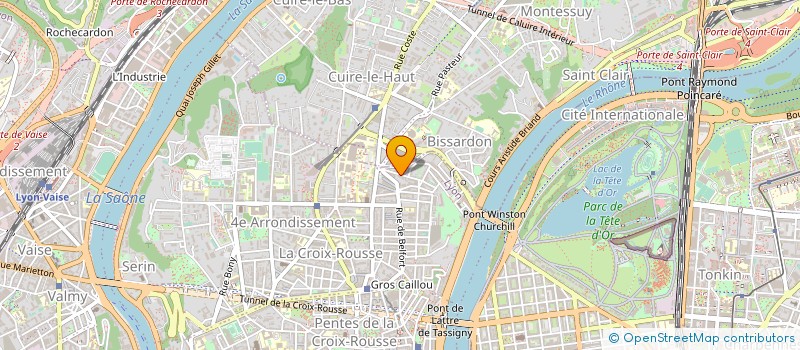 localisation de l'entreprise BFC GROUP à LYON