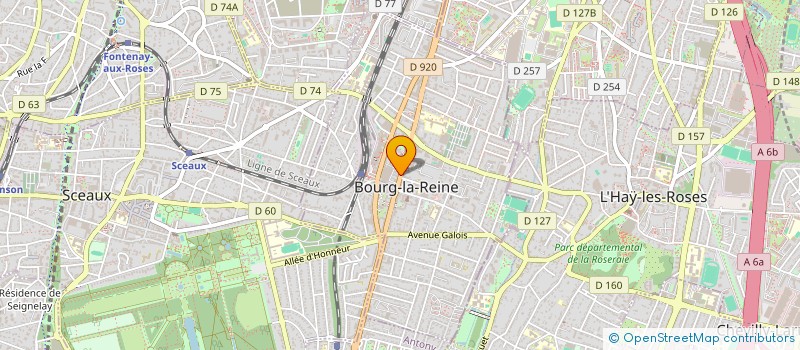 localisation de l'entreprise BFC HOLDING à BOURG-LA-REINE
