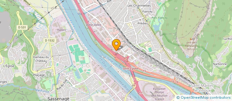 localisation de l'entreprise BFC INVESTISSEMENT à SAINT-EGREVE