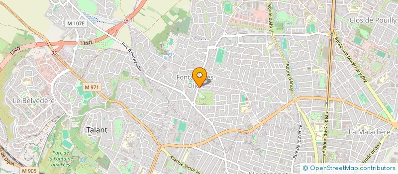 localisation de l'entreprise BFC RENOVE FILS  FONTAINE-LES-DIJON