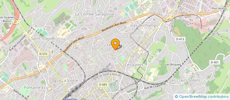 localisation de l'entreprise BFCE.PATRIMOINE  BESANCON