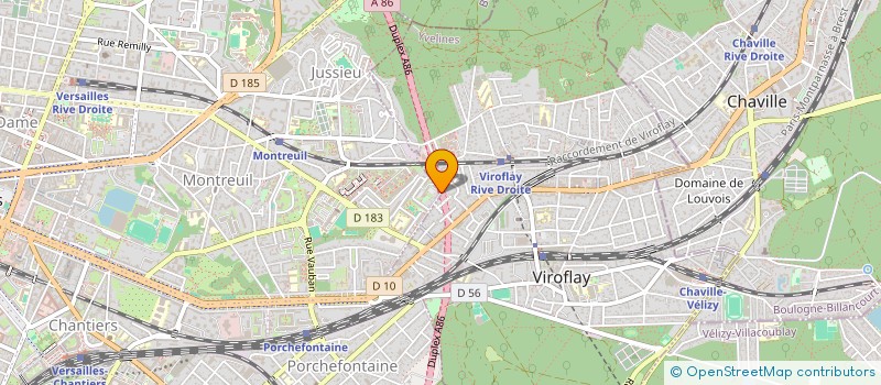 localisation de l'entreprise BFCG CONSULTING à VERSAILLES