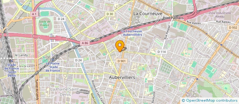 localisation de l'entreprise BFCL ENERGY CLIMATIC à AUBERVILLIERS