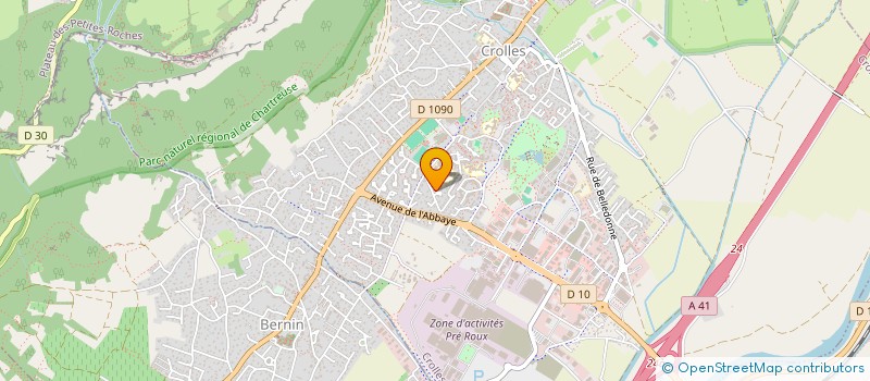 localisation de l'entreprise BFCO  CROLLES