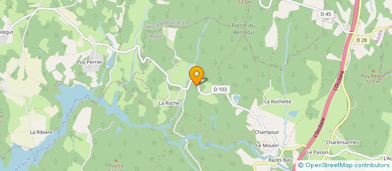 localisation de l'entreprise BFD à RAZES