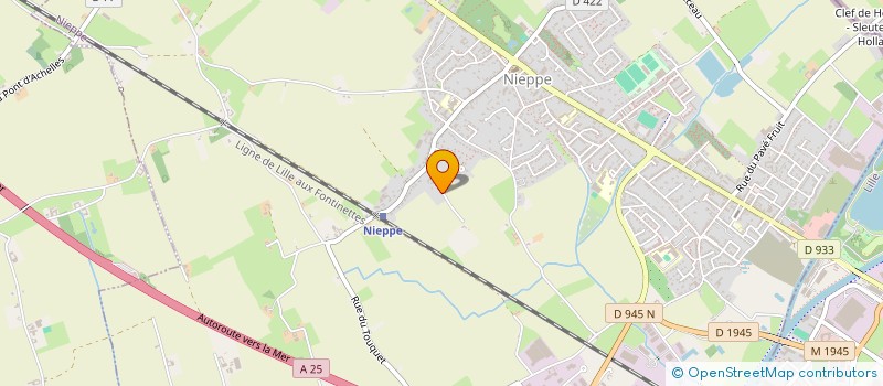 localisation de l'entreprise BFDS59  NIEPPE