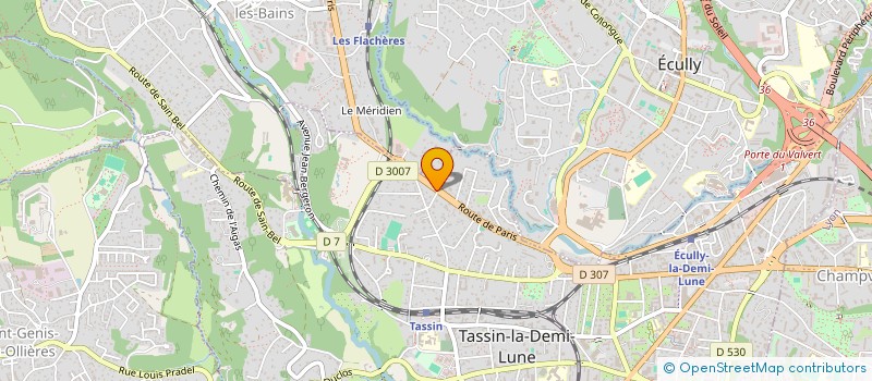 localisation de l'entreprise BFE IMMOBILIER  TASSIN-LA-DEMI-LUNE