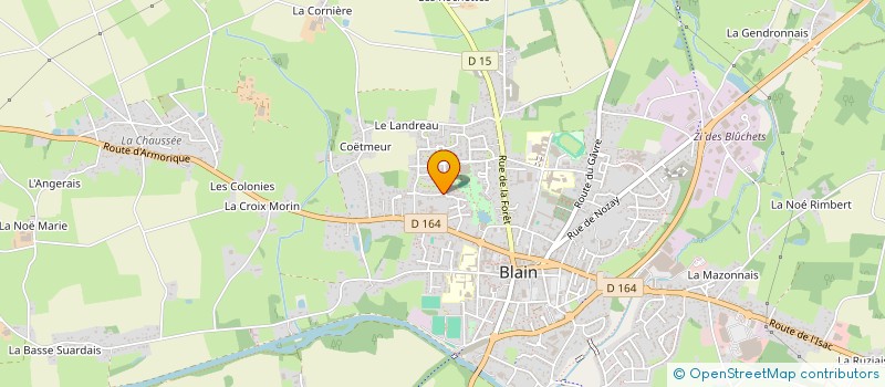 localisation de l'entreprise BFF  BLAIN