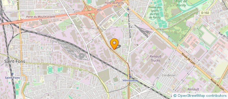 localisation de l'entreprise BFF RENOVATIONS  VENISSIEUX