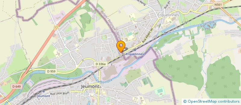 localisation de l'entreprise BFG à JEUMONT