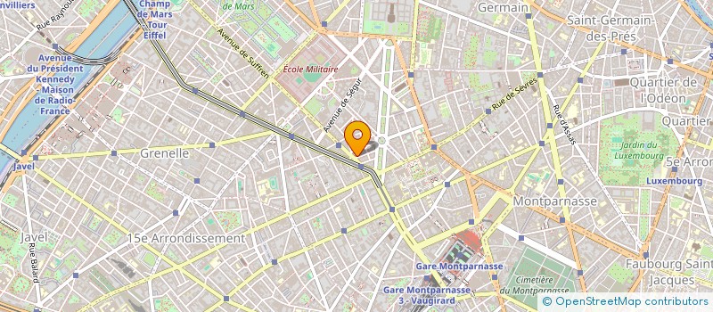 localisation de l'entreprise BFG  PARIS