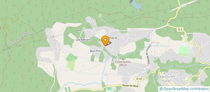 localisation de l'entreprise BFG INVEST  BAGNOLS-EN-FORET