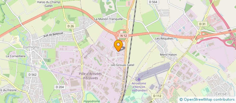 localisation de l'entreprise BFH à VALFRAMBERT