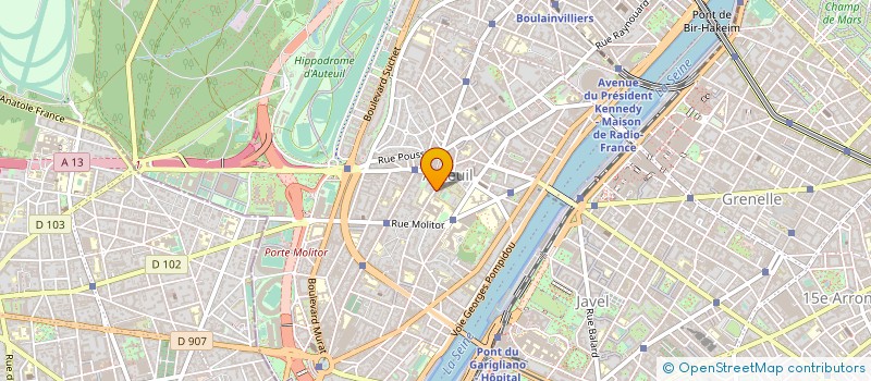 localisation de l'entreprise BFI  PARIS