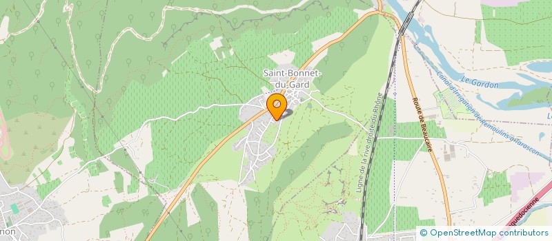 localisation de l'entreprise BFI  SAINT-BONNET-DU-GARD