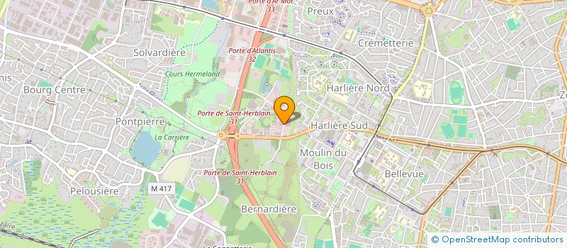 localisation de l'entreprise BFI IMMOBILIER  SAINT-HERBLAIN