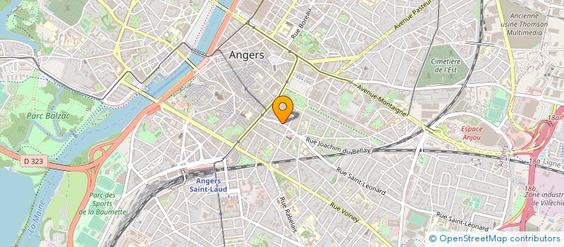 localisation de l'entreprise BFI PARTNERS  ANGERS
