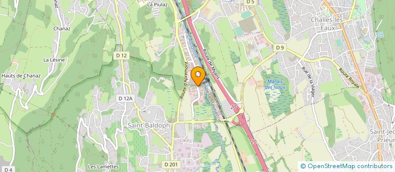 localisation de l'entreprise BFI SOUDURE à SAINT-BALDOPH
