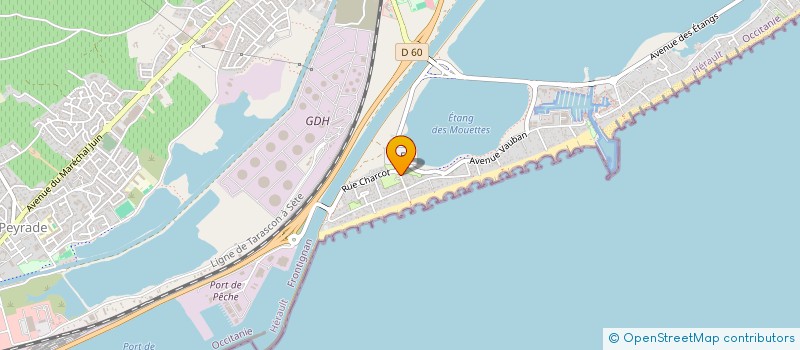 localisation de l'entreprise BFIE-EASYDEP à FRONTIGNAN