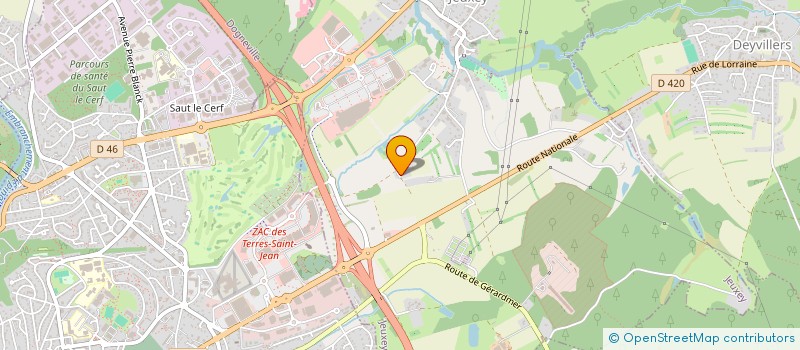 localisation de l'entreprise BFIMMO  JEUXEY