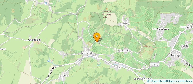 localisation de l'entreprise BFJ IMMO  JAMBLES