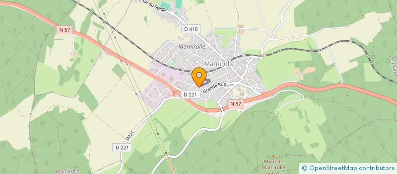 localisation de l'entreprise BFJC 25  L'HOPITAL DU GROSBOIS