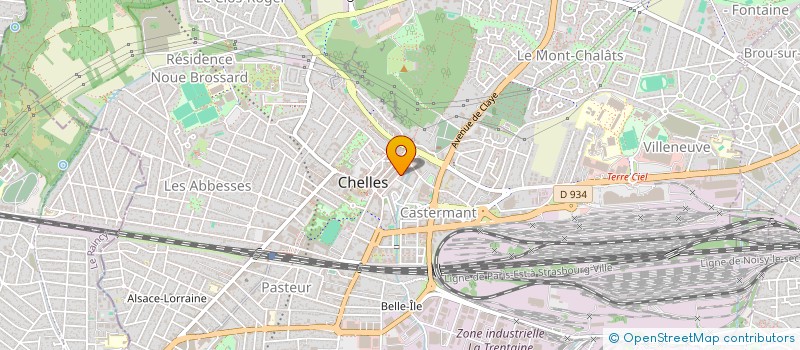 localisation de l'entreprise BFK  CHELLES