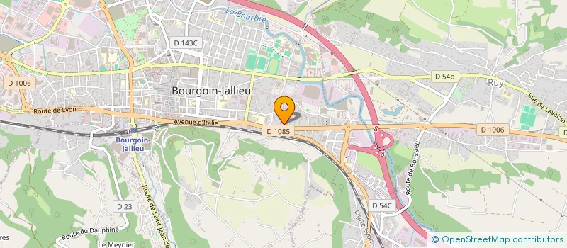 localisation de l'entreprise BFK DECORATION  BOURGOIN-JALLIEU