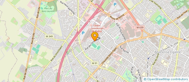 localisation de l'entreprise BFK ENERGIES à TOURCOING