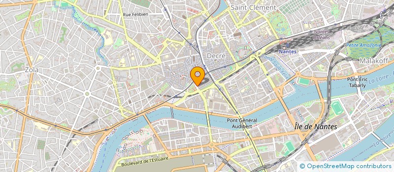 localisation de l'entreprise BFL à NANTES