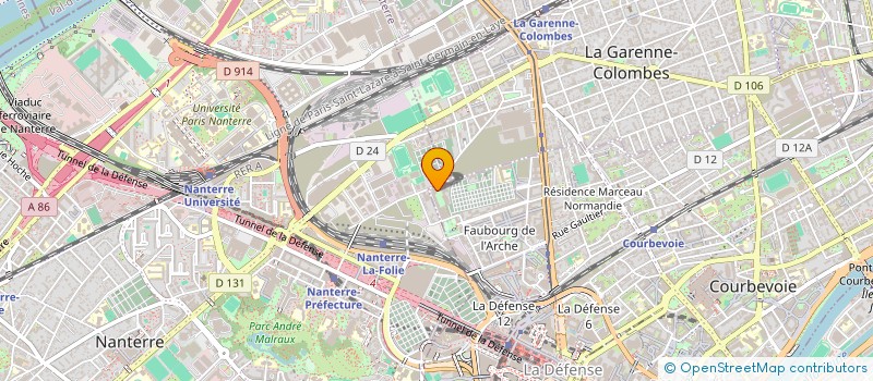 localisation de l'entreprise BFL à COURBEVOIE