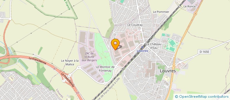 localisation de l'entreprise BFL  LOUVRES